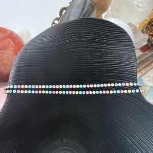 3 Black Rhodium Tennis Necklaces